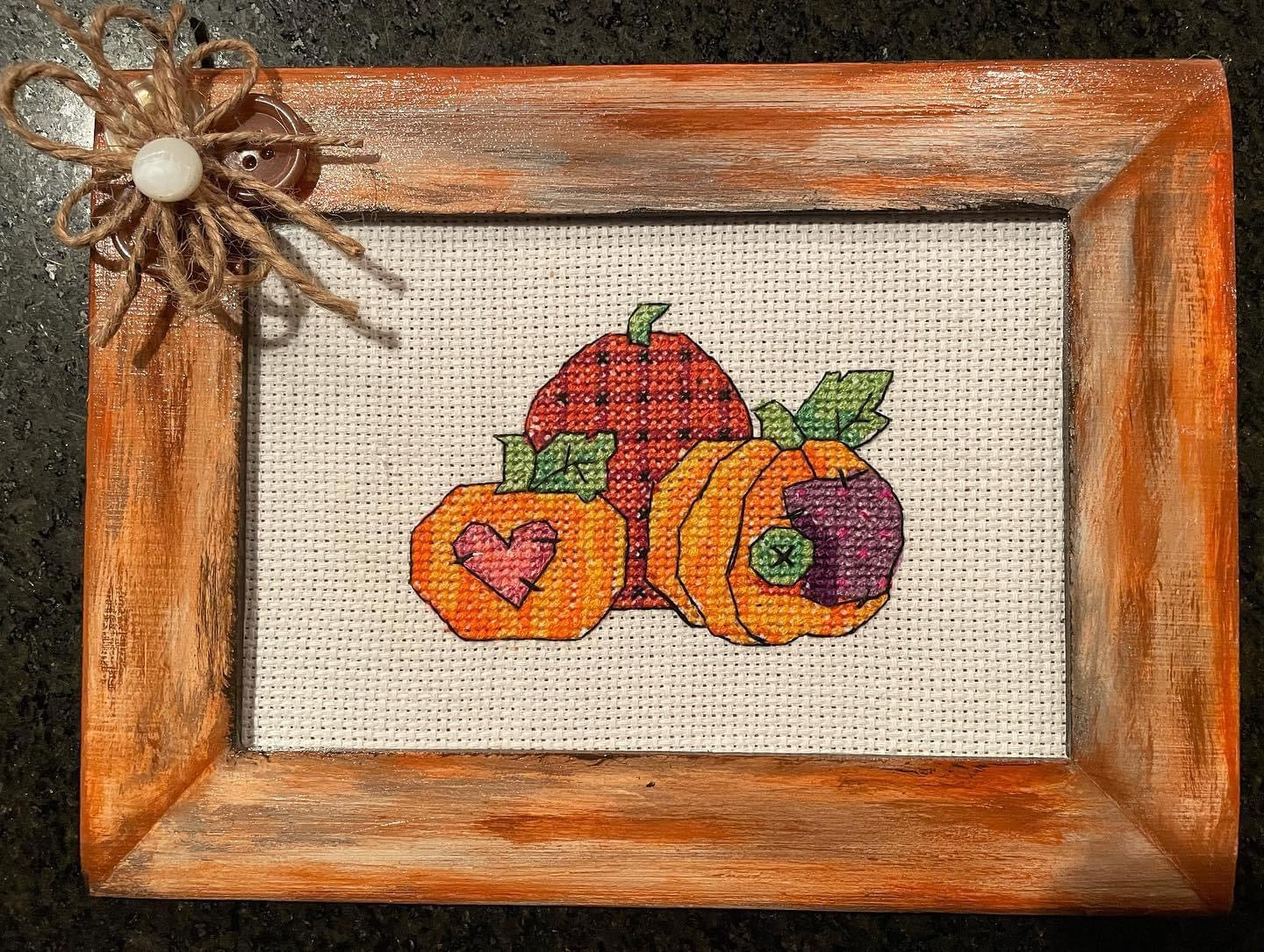 Oh My Gourd! Cross stitch