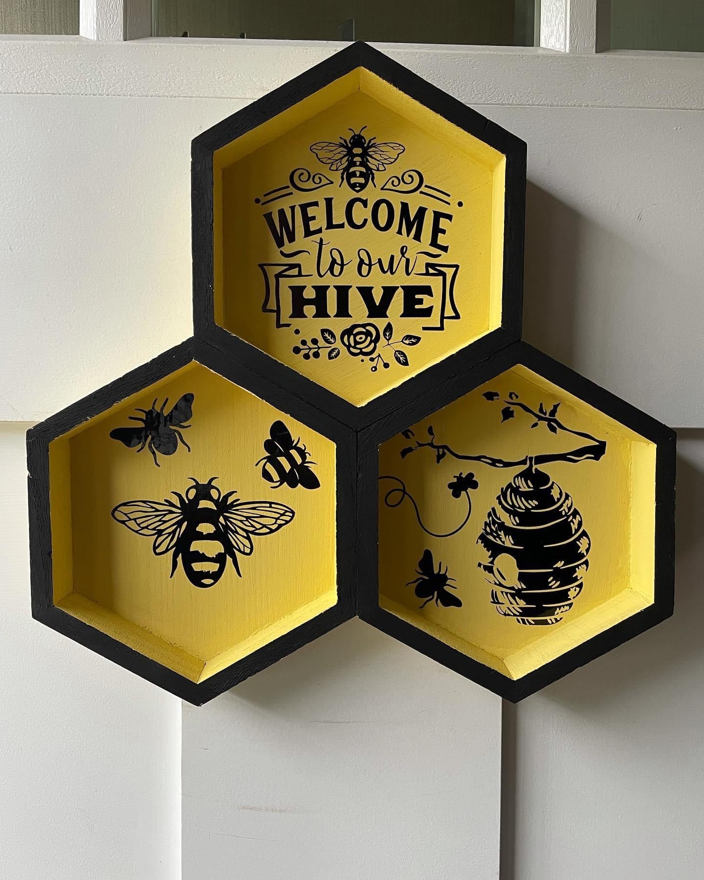 Welcome to our hive sign