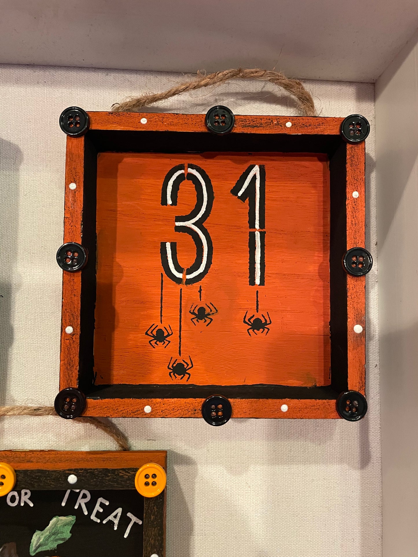 Halloween Shadowbox trio