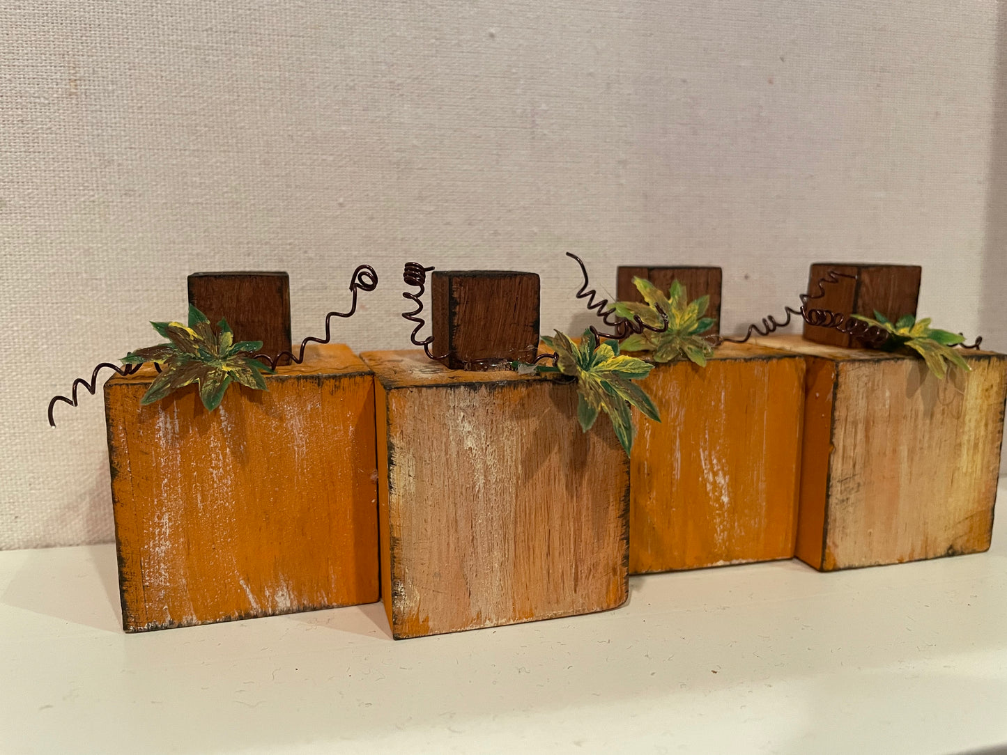 Block Pumpkin Row