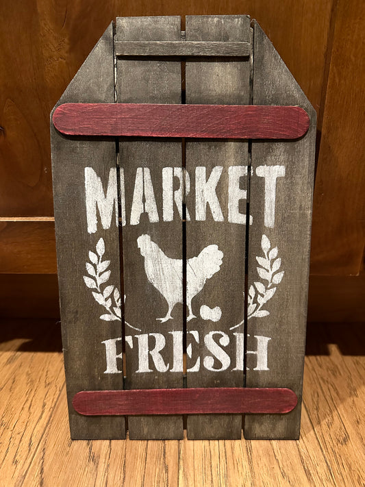 Market Fresh Sign