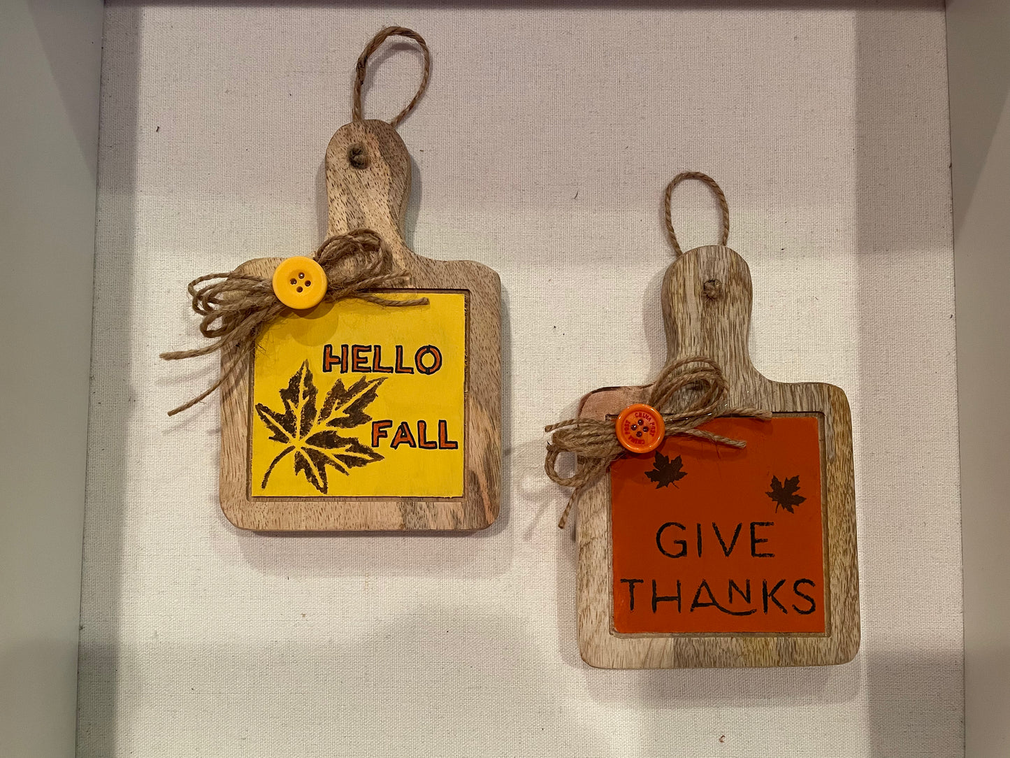 Mini Fall cutting board set