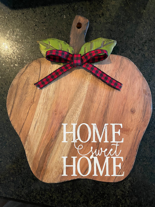 Home Sweet Home apple sign
