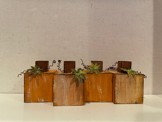 Block Pumpkin Row