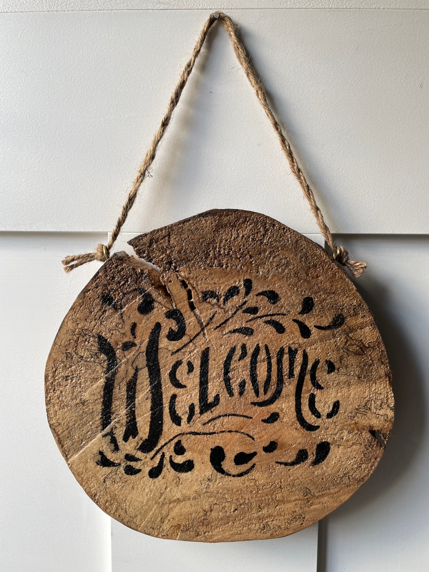 Live edge Welcome