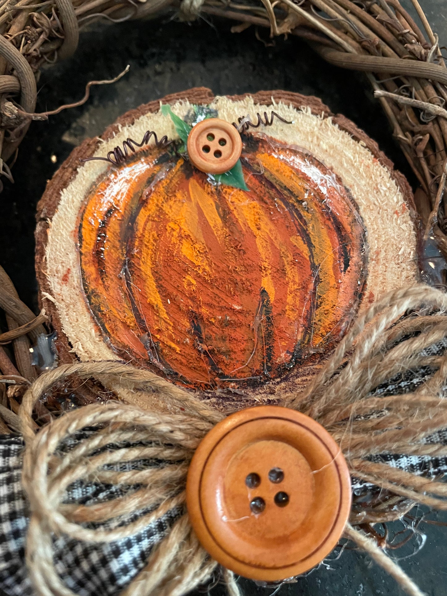 Mini Grapevine Fall Wreath