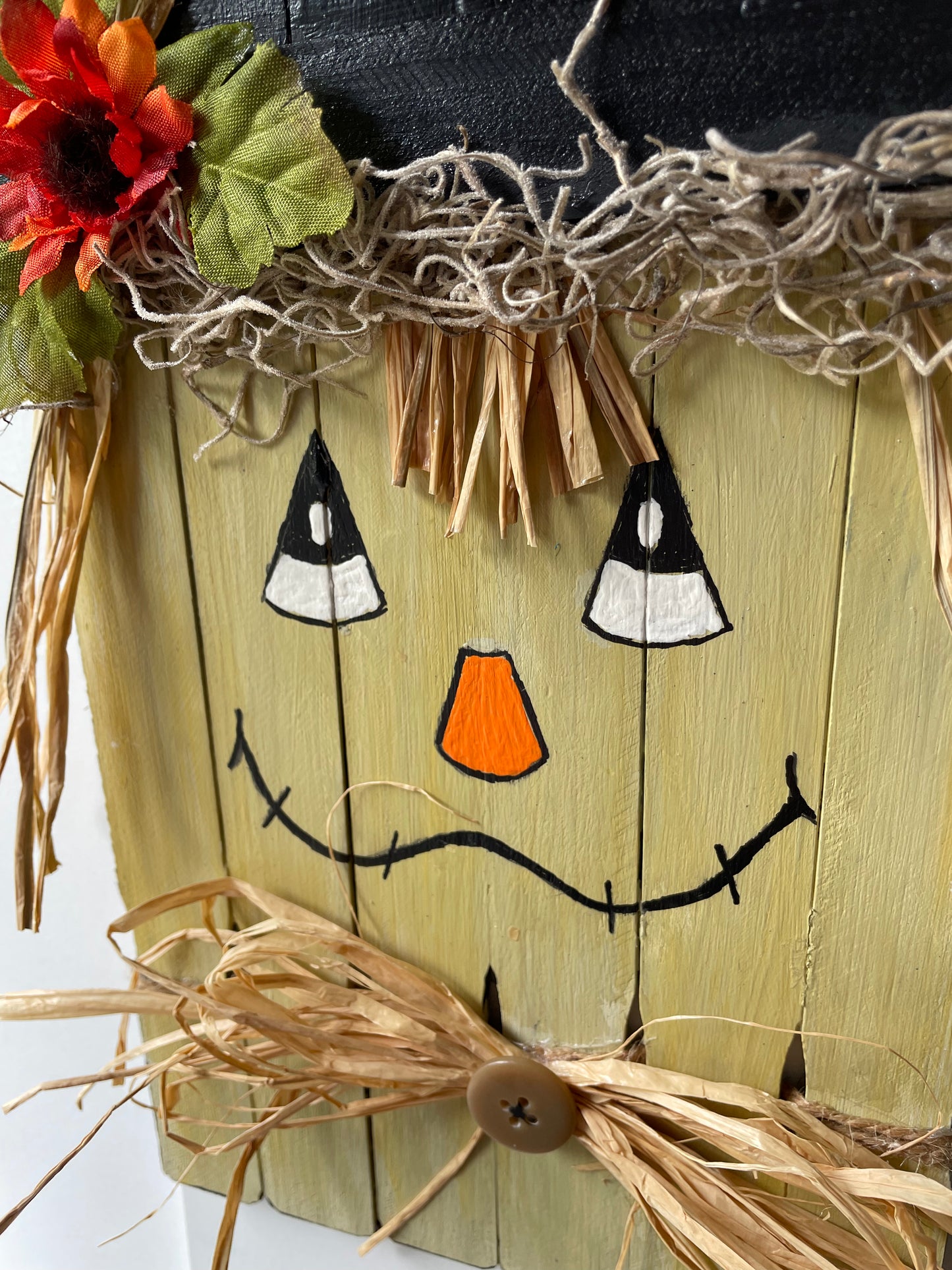 Wooden Scarecrow plaque