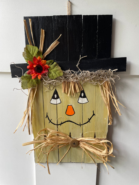 Wooden Scarecrow plaque