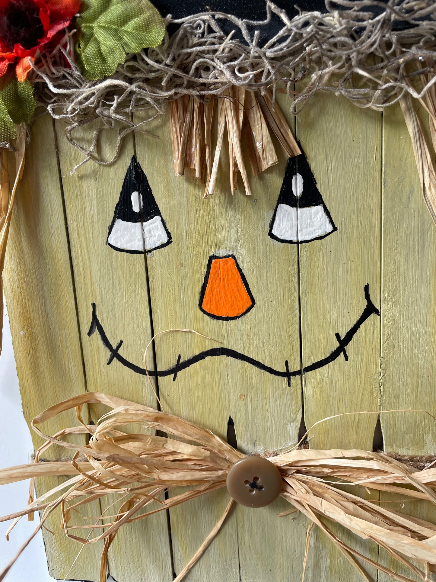 Wooden Scarecrow plaque