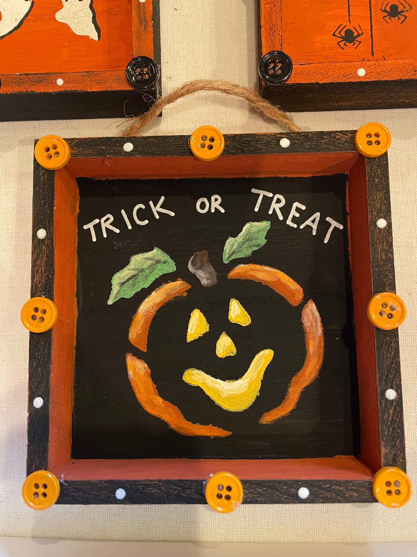 Halloween Shadowbox trio